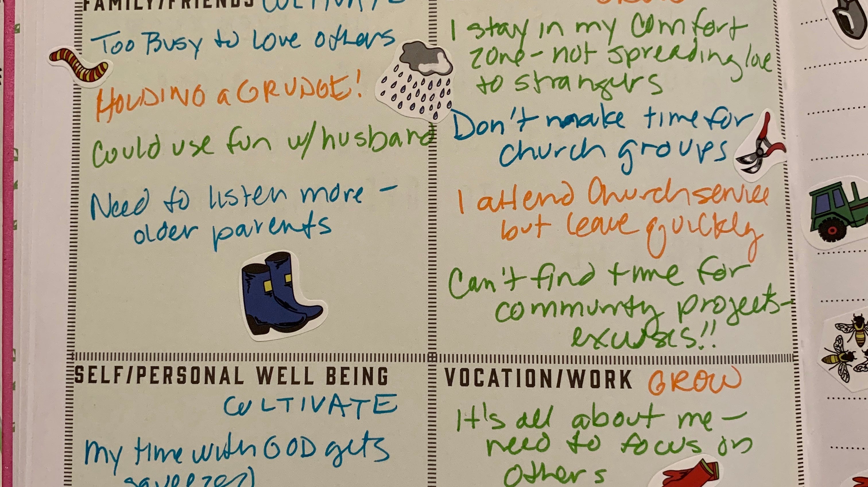 Monthly Planning Spiritual Seeds Planner